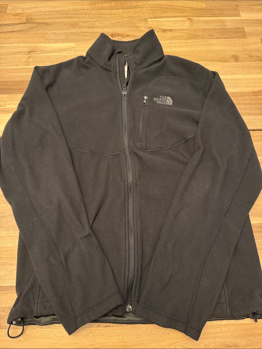 The North Face Men’s Black Zip-Up Fleece Jacket - Size S